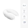 doomoo Coussin de maternité et d'allaitement Buddy - Confort optimal pour maman et bébé, Silver Dots – Image 5