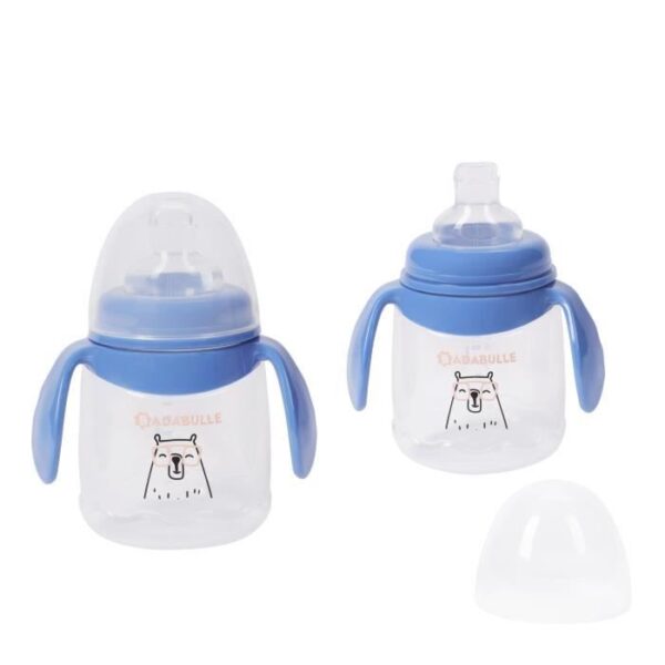 Badabulle Lot de 2 tasses anti-fuite avec anses ergonomiques