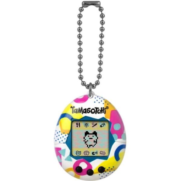 Tamagotchi - BANDAI - Tamagotchi original - Memphis Style - animal électronique virtuel avec écran couleur