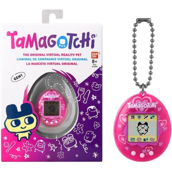 BANDAI - Tamagotchi - Tamagotchi original - Lots of love - animal électronique virtuel avec écran couleur