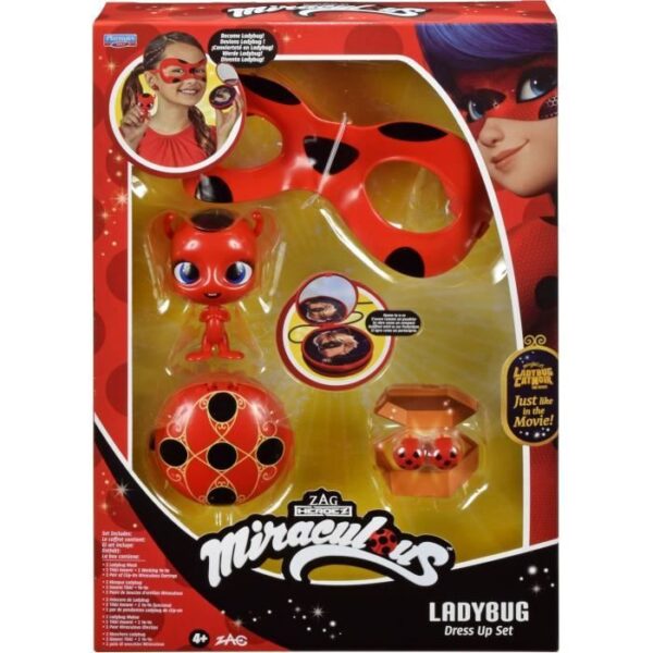 BANDAI Miraculous Ladybug - Set de déguisement transformation Ladybug