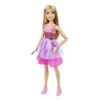 Barbie Tres grande poupée blonde 71 cm, robe rose irisée, Barbie Fashionista A Partir De 3 Ans, HJY02 – Image 6