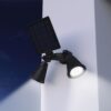 LUMISKY Projecteur double spot solaire extérieur étanche avec détecteur- 12 LEDs - 600 Lm – Image 2