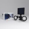 LUMISKY Projecteur double spot solaire extérieur étanche avec détecteur- 12 LEDs - 600 Lm – Image 5