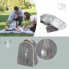 Babymoov Sac a dos a langer Le Pyla, avec grande poche isotherme - Matelas a langer inclus - Smokey – Image 4