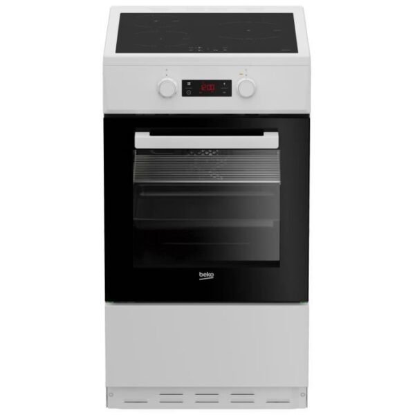 Cuisiniere induction - BEKO - FSM58301WC - 3 feux - 0
