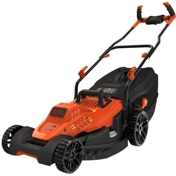 BLACK+DECKER Tondeuse a Gazon Electrique Filaire 1800W BEMW481BH-QS 6 Hauteurs Réglables 20