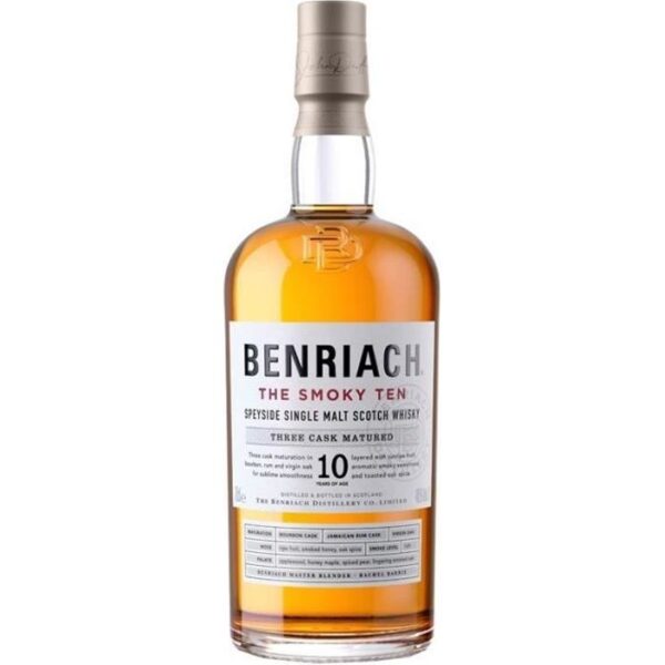 Benriach - 10 ans - The Smoky Ten - Single malt scotch whisky - 46