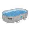 Piscine hors sol BESTWAY - Power Steel- 488 x 305 x 107 cm - Ovale - Filtre a sable et accessoires – Image 2