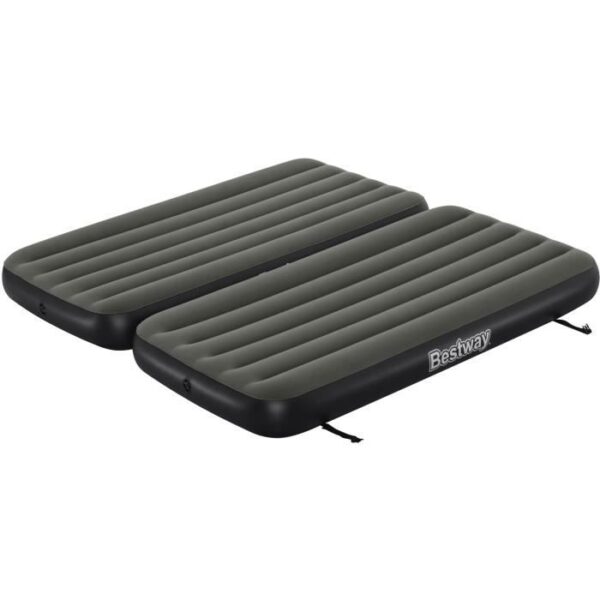 Lit 3 en 1 - BESTWAY - Airbed Tritech Connect and Rest - Lits jumeaux