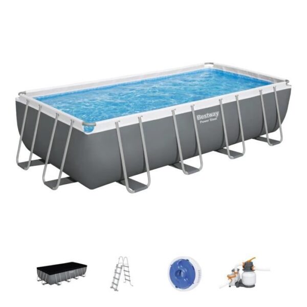 Piscine tubulaire Power Steel rectangulaire 5
