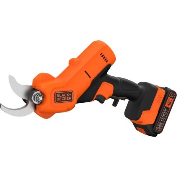 Sécateur sans fil - BLACK+DECKER - BCPP18D1-QW - 18V 2Ah - Noir / Orange