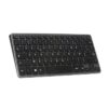 Clavier Sans Fil - BLUESTORK - MINI R - Compact - Rechargeable - Gris/Noir