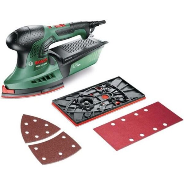 Ponceuse Multi Bosch - PSM 200 AES (Livrée avec 2 feuilles abrasives