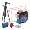 Laser ligne Bosch Professional GLL 3-80 C - Projette 3 lignes sur 360° + Trépied BT 150 (Version piles) - 0601063R01