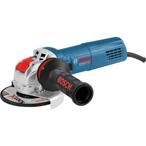 Meuleuse angulaire Bosch Professional X-LOCK GWX 9-125 S - 900 W - Diametre disque 125 mm - 06017B2000