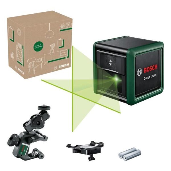 Laser lignes Bosch - Quigo Green (Livré avec 2 piles
