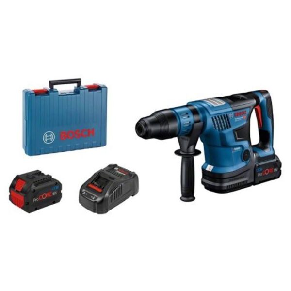 Perforateur SDS-Max Bosch Professional Biturbo 18V-36C GBH + 7J +  2 batteries Procore 5