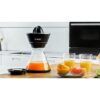 Presse-agrumes - BOSCH - MCP72GPB VitaStyle Citro - Noir / inox brossé - 40 W - LED - récipient verre 1 L - cône universel – Image 5