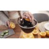 Presse-agrumes - BOSCH - MCP72GPB VitaStyle Citro - Noir / inox brossé - 40 W - LED - récipient verre 1 L - cône universel – Image 6