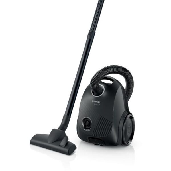 BOSCH GL20S Noir - Aspirateur Traineau avec sac - 600 W - Grand sac a poussiere - Matériaux et moteur durables