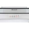 Hotte décorative murale BRANDT BHB1644IX - 60cm - Evacuation & recyclage - Inox + Verre - 552 m3/h – Image 3