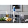 Pied mixeur - BRAUN - MQ3025WH OMELETT - MultiQuick 3 - 700 Watt - Technologie PowerBell Plus et Splash control – Image 3