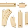 Coffret Evolution Intermédiaire 16 Rails - BRIO - 33402 - Circuit de train en bois pour enfant des 3 ans – Image 4