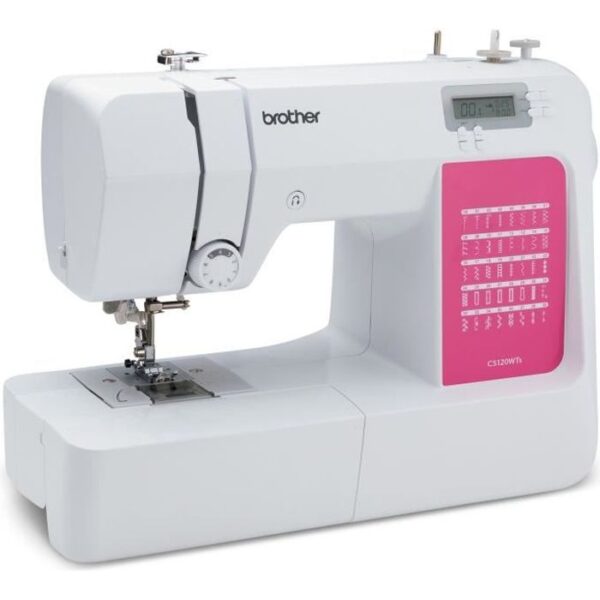 Machine a coudre électronique BROTHER CS120WTs - Ecran LCD - LED - Vitesse 750 pts/mn