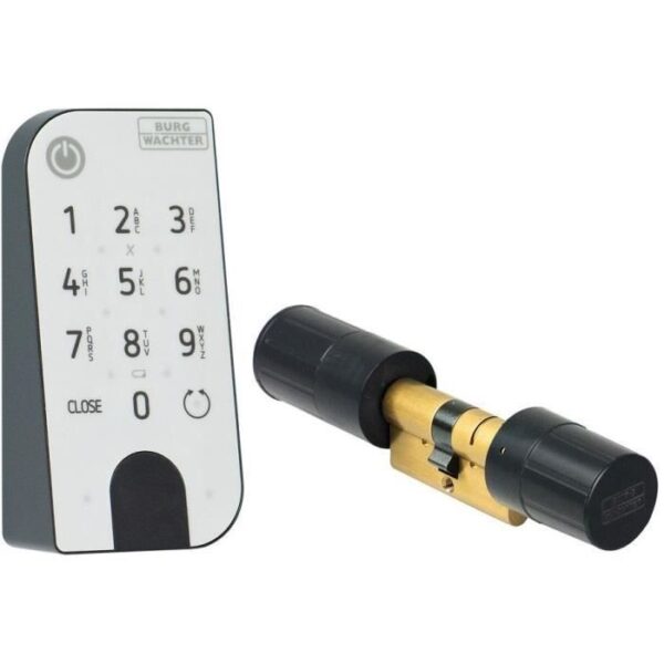 Cylindre électronique BURG-WÄCHTER secuENTRY Home 5001 avec clavier Pincode ENTRY - 6 utilisateurs