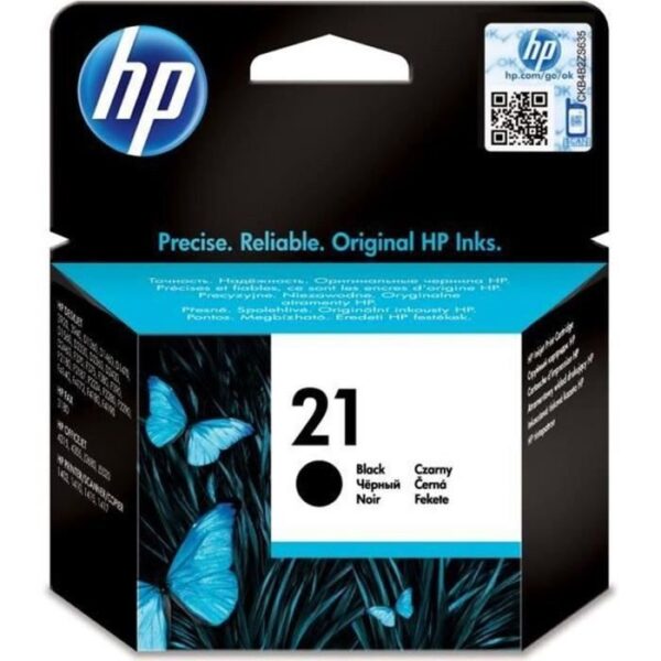 HP 21 Cartouche d'encre noire authentique (C9351AE)  pour HP DeskJet 3940/D2360/F380