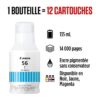 Bouteille d'encre - CANON - GI-56BK - Cyan - Compatibilité MAXIFY GX - (4430C001) – Image 2