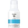 Bouteille d'encre - CANON - GI-56BK - Cyan - Compatibilité MAXIFY GX - (4430C001)