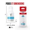 Bouteille d'encre - CANON - GI-56BK - Cyan - Compatibilité MAXIFY GX - (4430C001) – Image 5