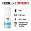 Bouteille d'encre - CANON - GI-53C - Cyan - Compatibilité PIXMA G650 et G550 - (4673C001) – Image 2