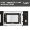 Micro-ondes Gril Candy Essenza CMGA31EDLB 1000W 31L Digital Noir - Fonction Nettoyage Auto - 5 Niveaux de Puissance -10 Menus Auto – Image 5