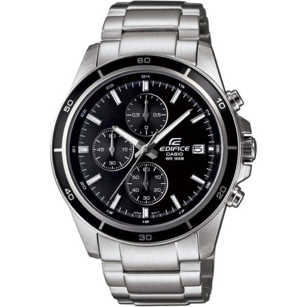 Montre - CASIO - EFR-526D-1AVUEF - Acier inoxydable - Chronométrage 1/10 sec - Étanchéité 10 bars