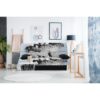 Clic clac 3 places DREAM - Tissu 100% Coton imprimé Parkour gris - Couchage 125x190 cm - L190 x P92 x H96 cm – Image 2
