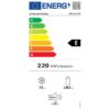 Réfrigérateur congélateur bas CONTINENTAL EDISON CEFC251NFS - Sans givre (congélateur et réfrigérateur) - 253L - Classe E - Inox – Image 4