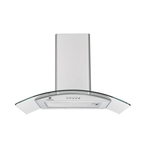 Hotte décorative Continental Edison - L60 cm - inox verre