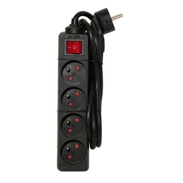 CHACON Bloc multiprise avec interrupteur 4 prises 16A 1