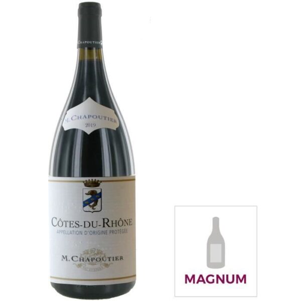 Magnum M. Chapoutier 2020 Côtes-du-Rhône - Vin rouge de la Vallée du Rhône