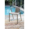 Lot composé de 2 fauteuils de jardin - CITY GARDEN - DIEGO-FT - Sable - Empilables – Image 3