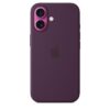 APPLE iPhone 16 - Coque en silicone avec MagSafe - Plum – Image 3