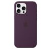 APPLE iPhone 16 Pro Max - Coque en silicone avec MagSafe - Plum – Image 3