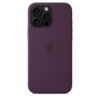 APPLE iPhone 16 Pro Max - Coque en silicone avec MagSafe - Plum – Image 4