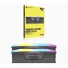Mémoire RAM - CORSAIR - Vengeance RGB DDR5 - 32GB 2x16GB DIMM - 5600 MHz - 1,25V - Gris (CMH32GX5M2B5600Z36K) – Image 4