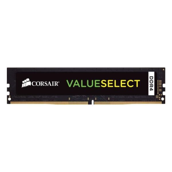 Mémoire RAM - CORSAIR - Value Select DDR4 - 4GB 1x4GB DIMM - 2400 MHz  - 1.20V - Noir (CMK16GX4M2A2666C)