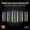 Mémoire RAM - CORSAIR - Vengeance RGB DDR5 RAM 64Go (2x32Go) 6000MHz CL30 AMD Expo Compatible iCUE - Gris (CMH64GX5M2B6000Z30) – Image 2