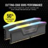 Mémoire RAM - CORSAIR - Vengeance RGB DDR5 RAM 32Go (2x16Go) 6000MHz CL36 AMD Expo Compatible iCUE - Gris (CMH32GX5M2E6000Z36) – Image 3